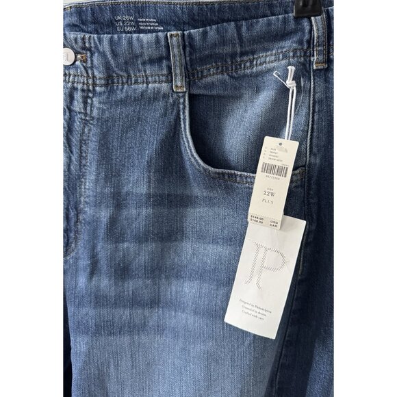 NWT Size 22W - The Adi Regenerative Cotton Mid-Rise Flare Jeans (NWT US$ 148) - Picture 3 of 16